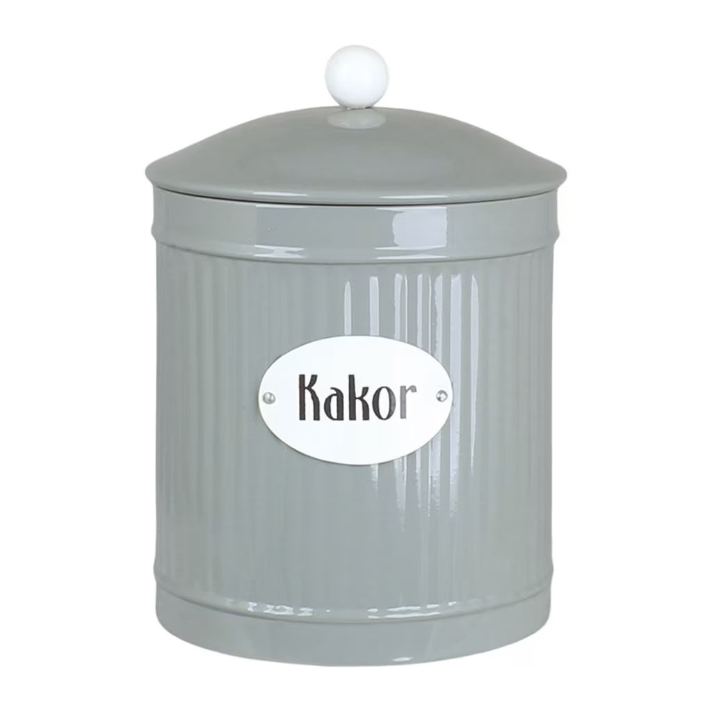 Plåtburk Hugo Kakor Grön