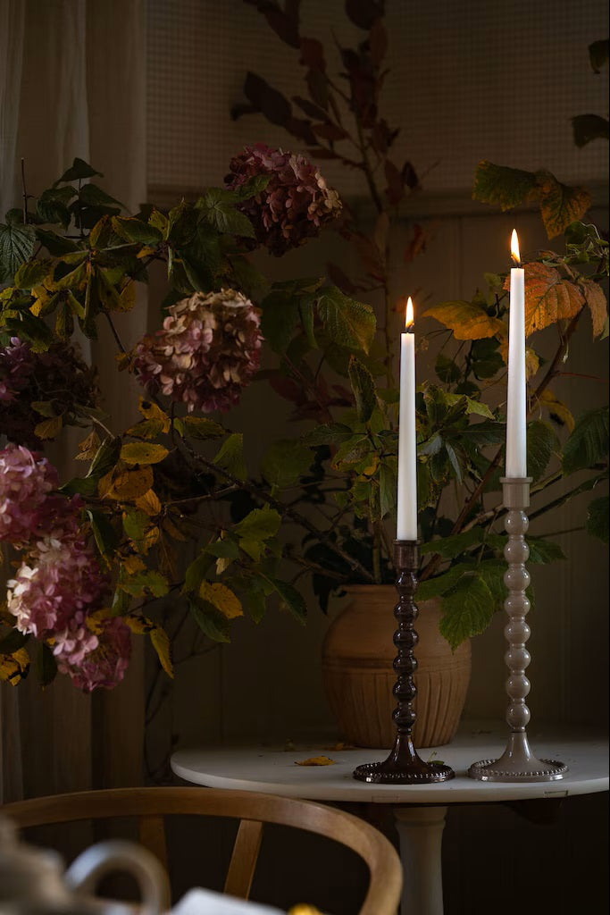 Ljusstake Sigrid Beige Liten