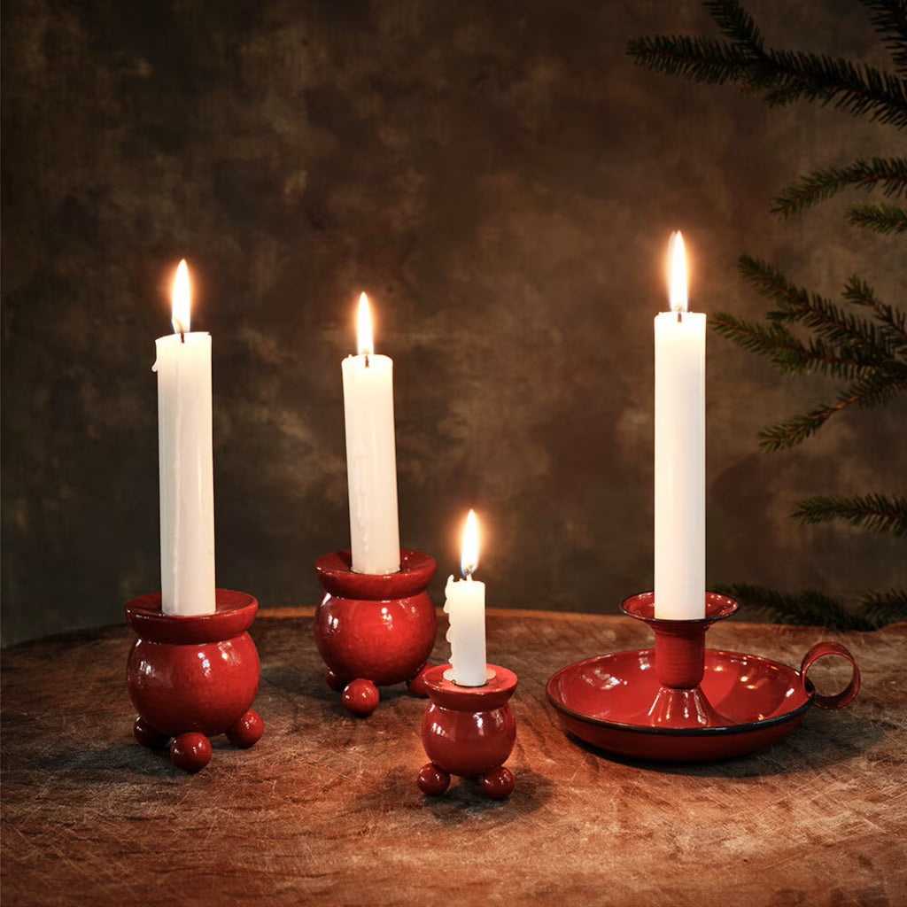 Kulljusstake för Antikljus Röd