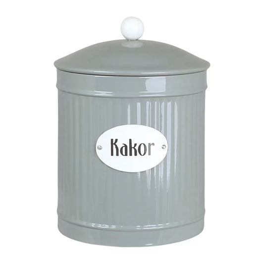 Plåtburk Hugo Kakor Grön