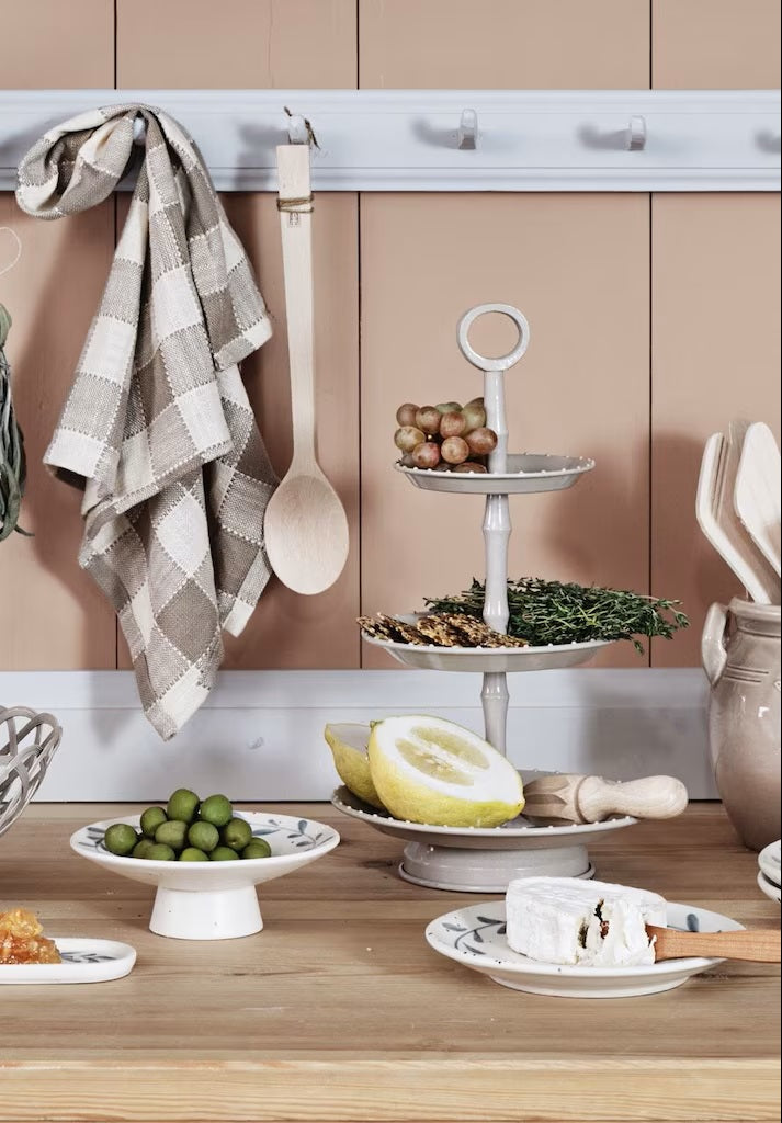 Trevåningsfat Beige